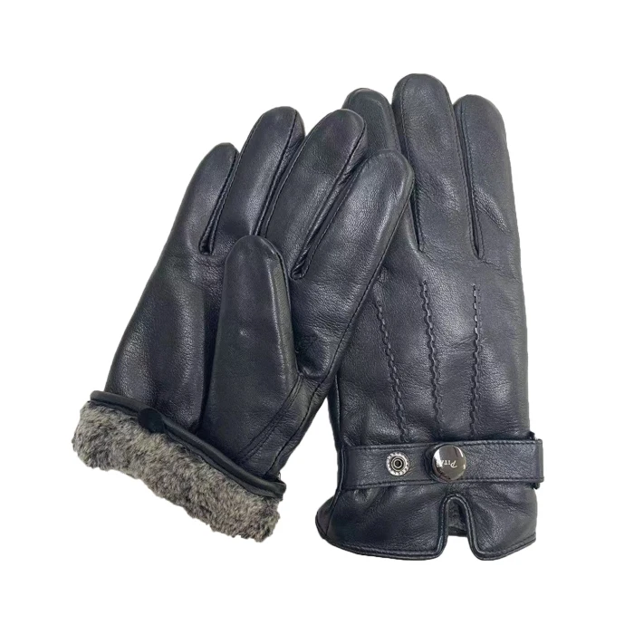 Мужские перчатки из натуральной кожи