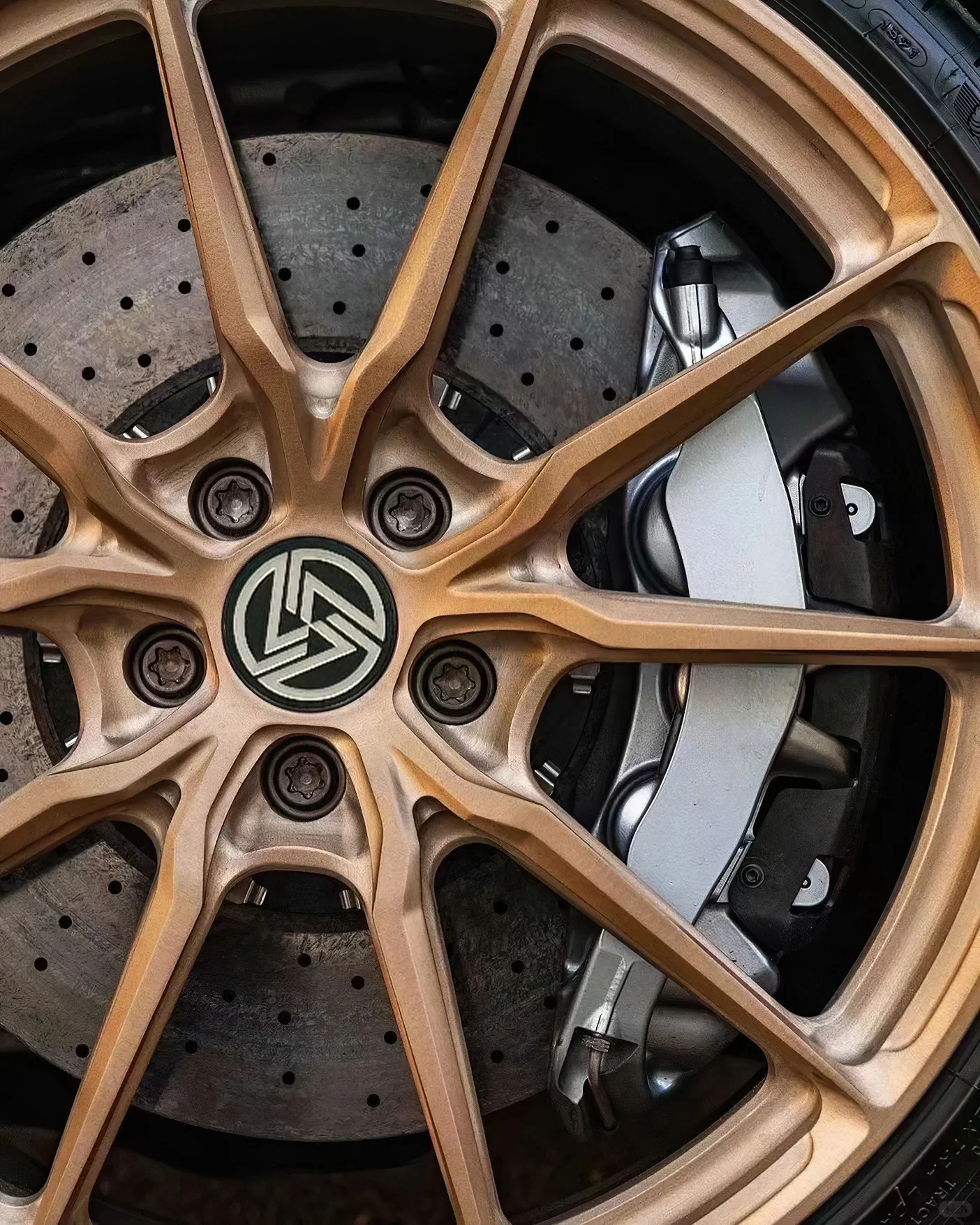 XL Monoblock Bronze Super Concave Deep Dish Chrome Wheel Alloy Forged Wheels 5x114.3 5x120 5x112 Custom Forging Racing Car Wheel - Image 2