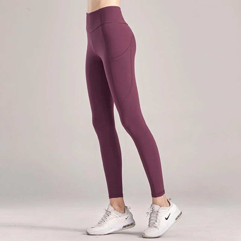 Dew Dew Peach Buttock Lift Exercise Fitness Pants No Awkward Line Naked