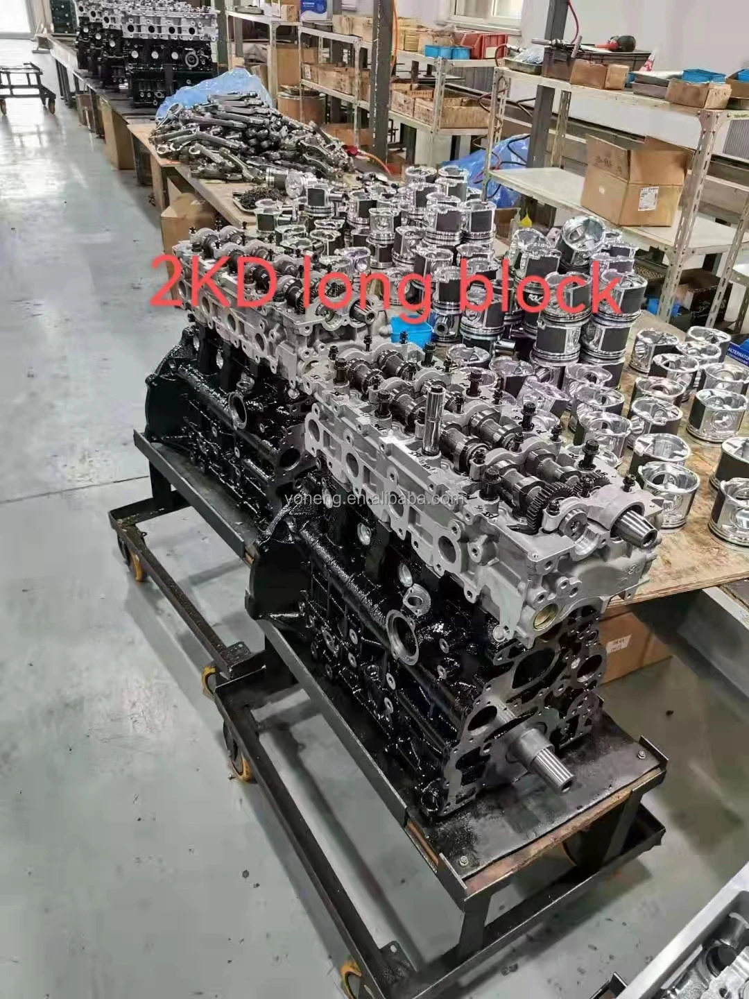 1KD-FTV Engine Long Block Diesel Engine for Toyota HIACE & HILUX (1997 ...