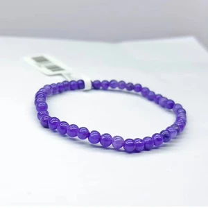 Unisex Fashionable Natural purple Jade Bracelet Suitable for Party Gifts and Anniversaries