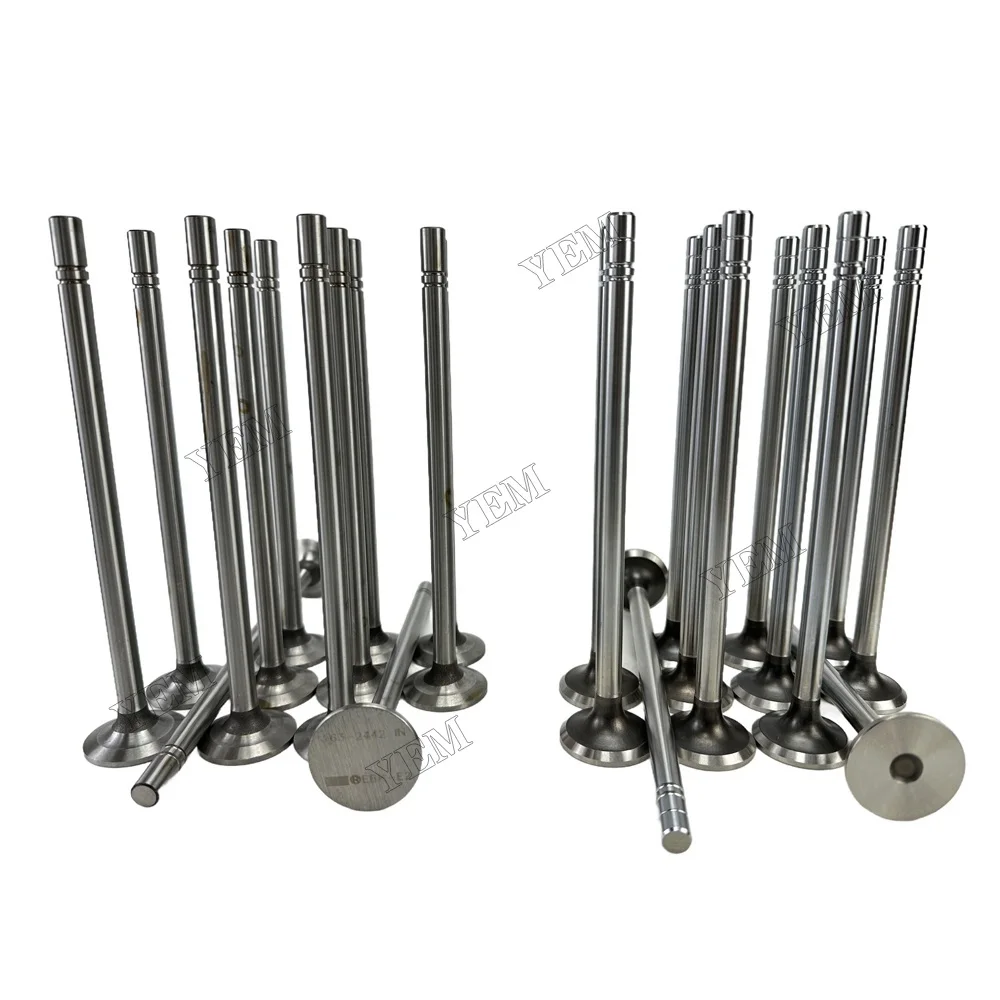 Exhaust Intake Valve 163-2442 241-8383 Fit for Caterpillar C-9 Engine 6