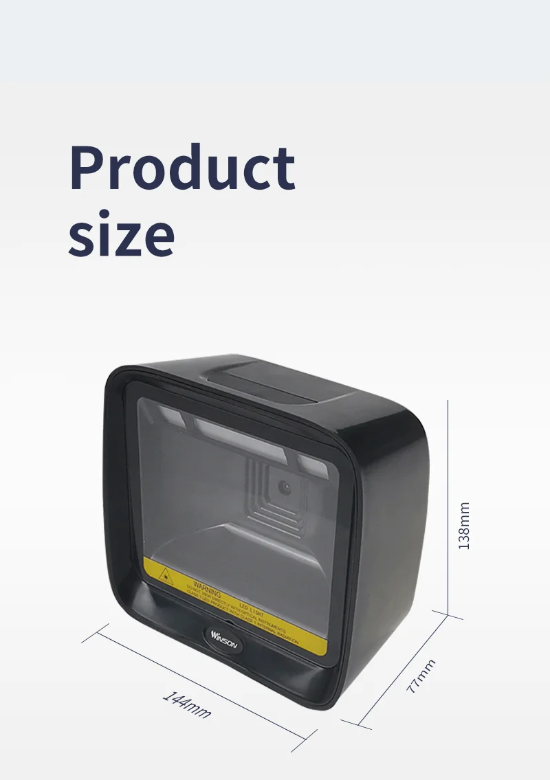 Winson WAI-6780 Supermarket Checkout Barcode Scanner Desk Scanner