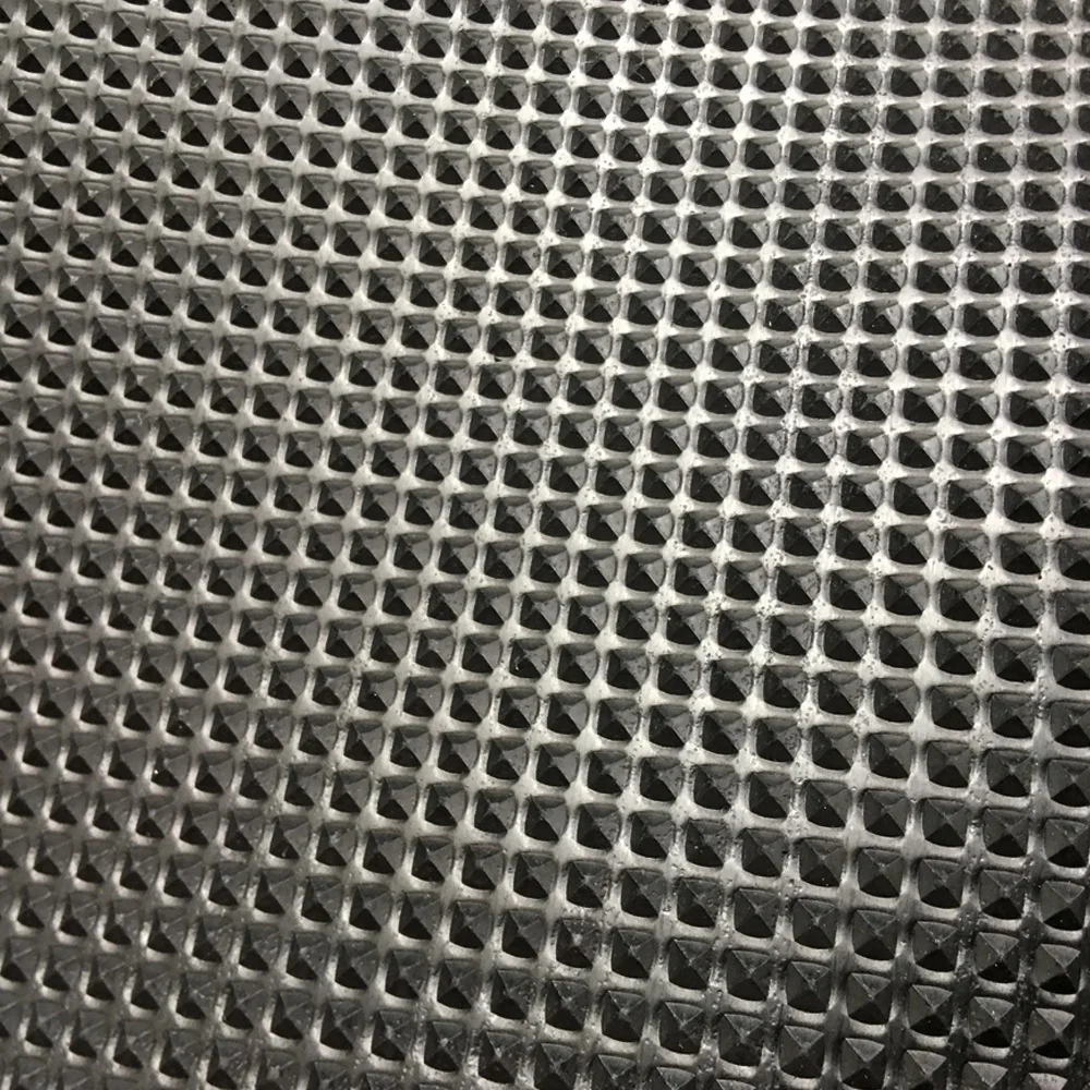 Black Solid Thin Rubber Sheet Elastic Vulcanized Rubber Flooring Sheets