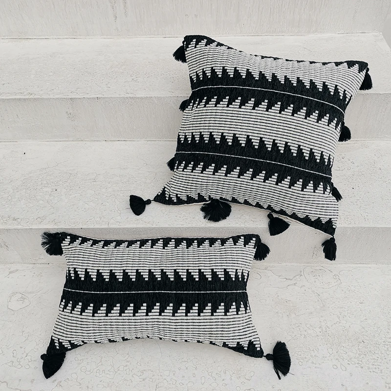 Puerto Rico Flag Pillow Cover - 18x18 Inch Cotton Decorative Throw Pillow Case