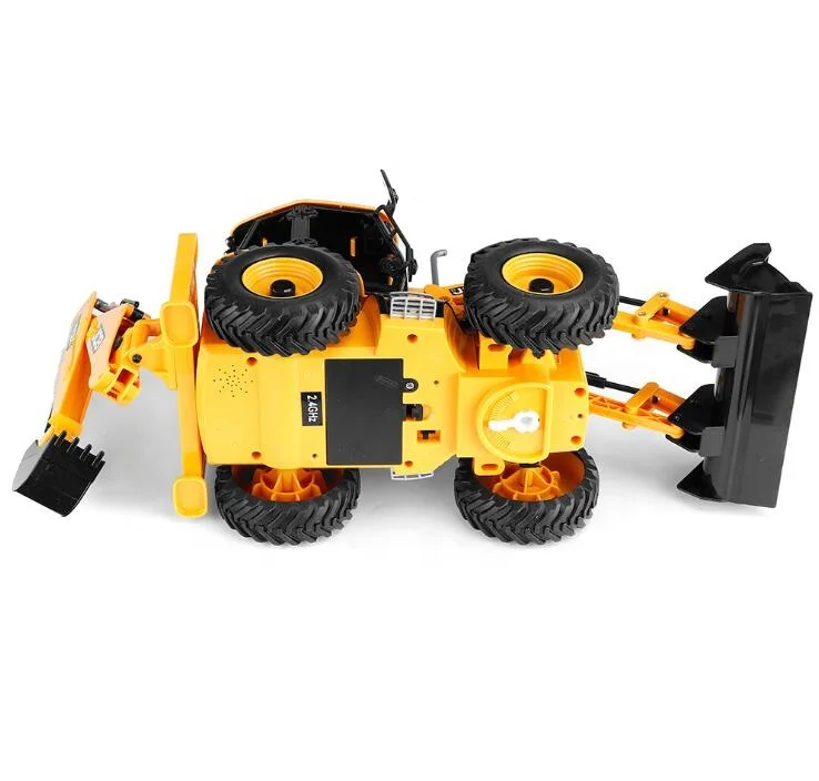Double E RC RTR E589 1/20 11CH RC Excavator Resmi JCB Backhoe Loader  Suara Ringan Model Kendaraan Truk Konstruksi