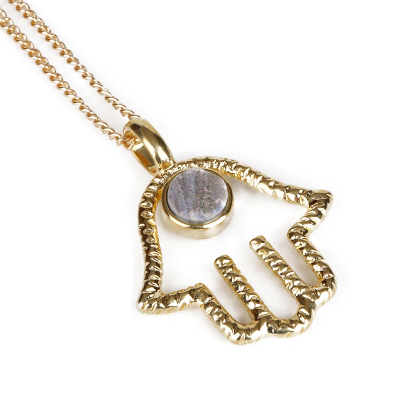 Natural Stone Pendant Necklace Jewelry 