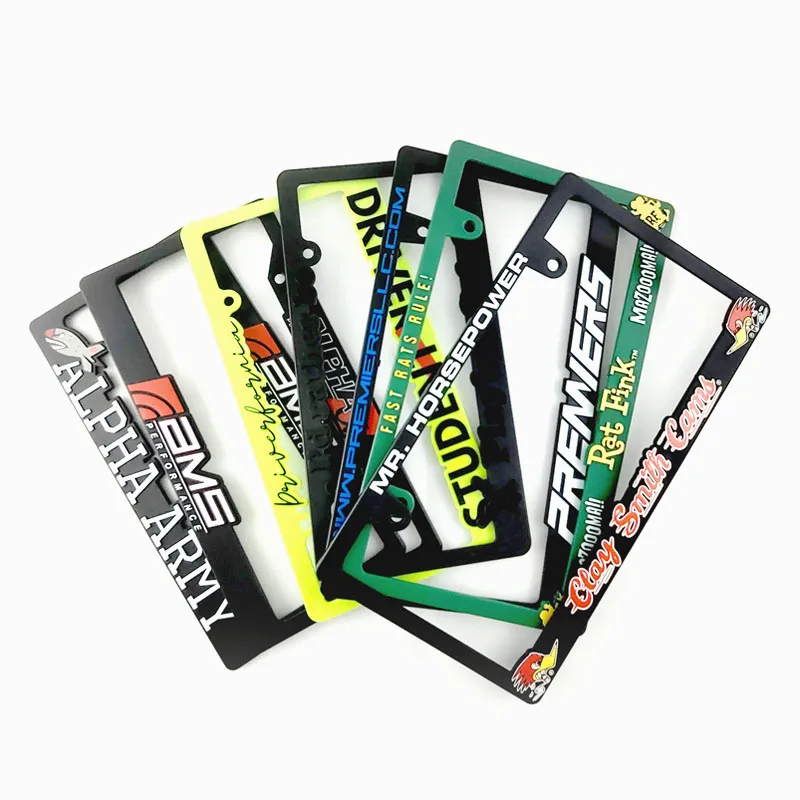 Usa Custom Plastic License Plate Frame Car Licence Plate Frame Black Plate Frame Buy License