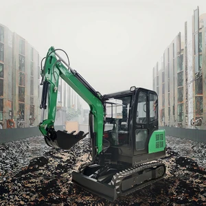CE EPA Euro 5 Micro Excavator Forestry Mulcher for Mini Digger Farm Hydraulic Crawler Micro Digger