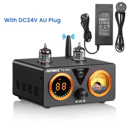 AIYIMA T9 PRO HiFiBTチューブアンプステレオパワーアンプUSBDAC COAX