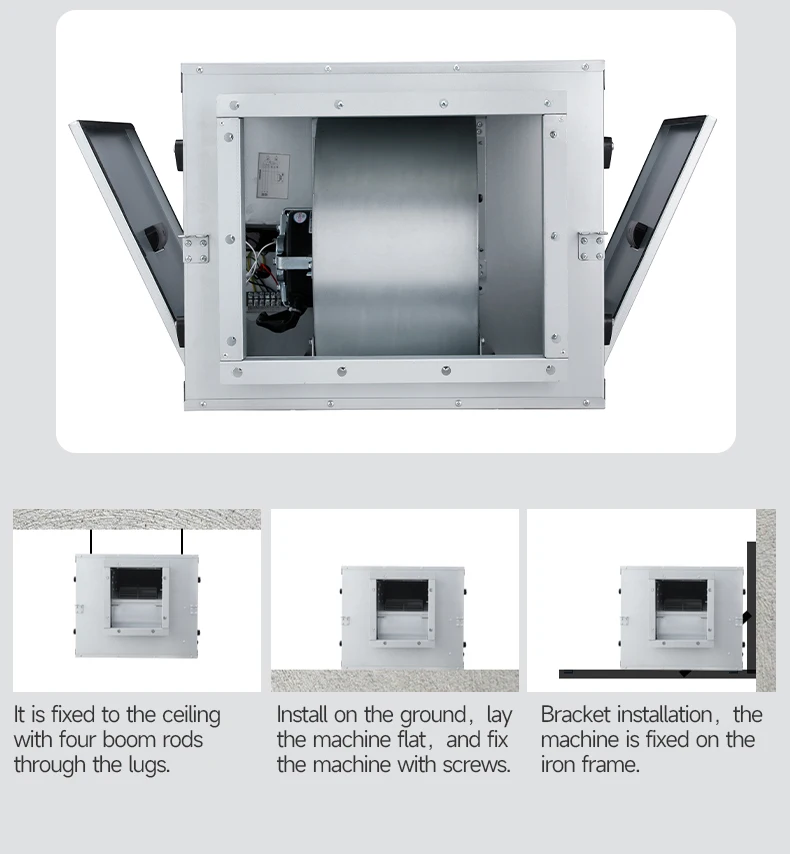 Inline Duct Fan, Centrifugal, 4000m3, Galvanized sheet - detail 16