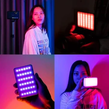 Ulanzi VL120RGB Smartmobile Phone Fill Light Had Cct Color Temperature Mode Fill Light for Take Photo Wholesale Price detail image