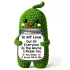 Legs cucumber to card