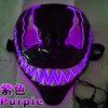Masque lumineux venin violet Mj105