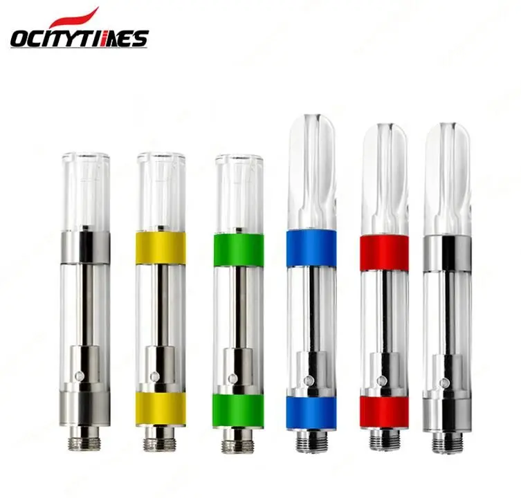 Thick oil custom vape cartridge 510 pen Ocitytimes ceramic coil 4 hole size 2.0mm cbd cartridge