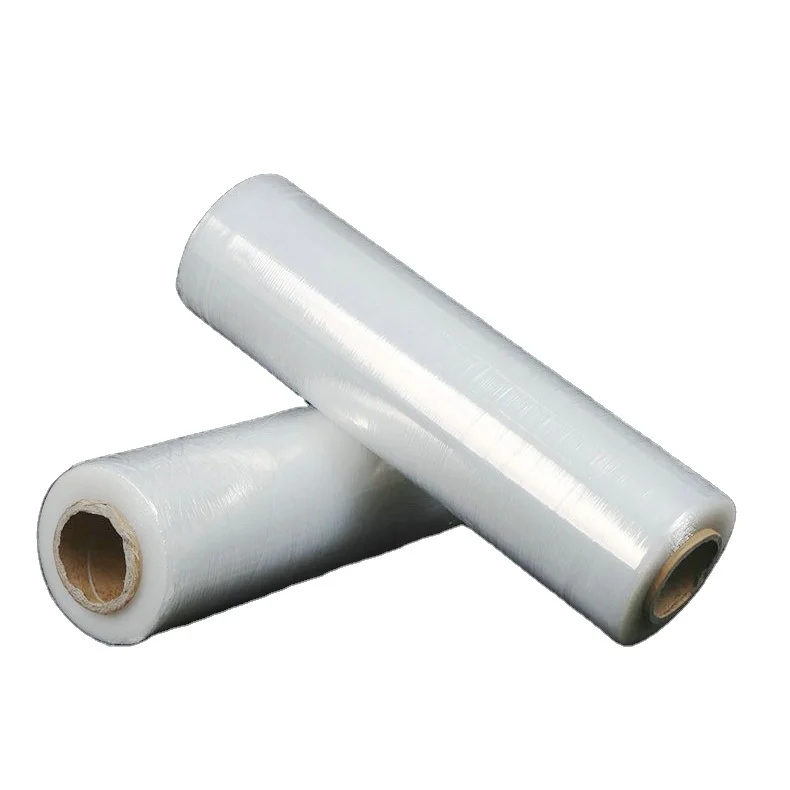 Factory Customized 500mm Width Self-Operated PE & BOPP Stretch Film Roll Soft Protective Wrap for Food & Petrol LDPE LLDPE