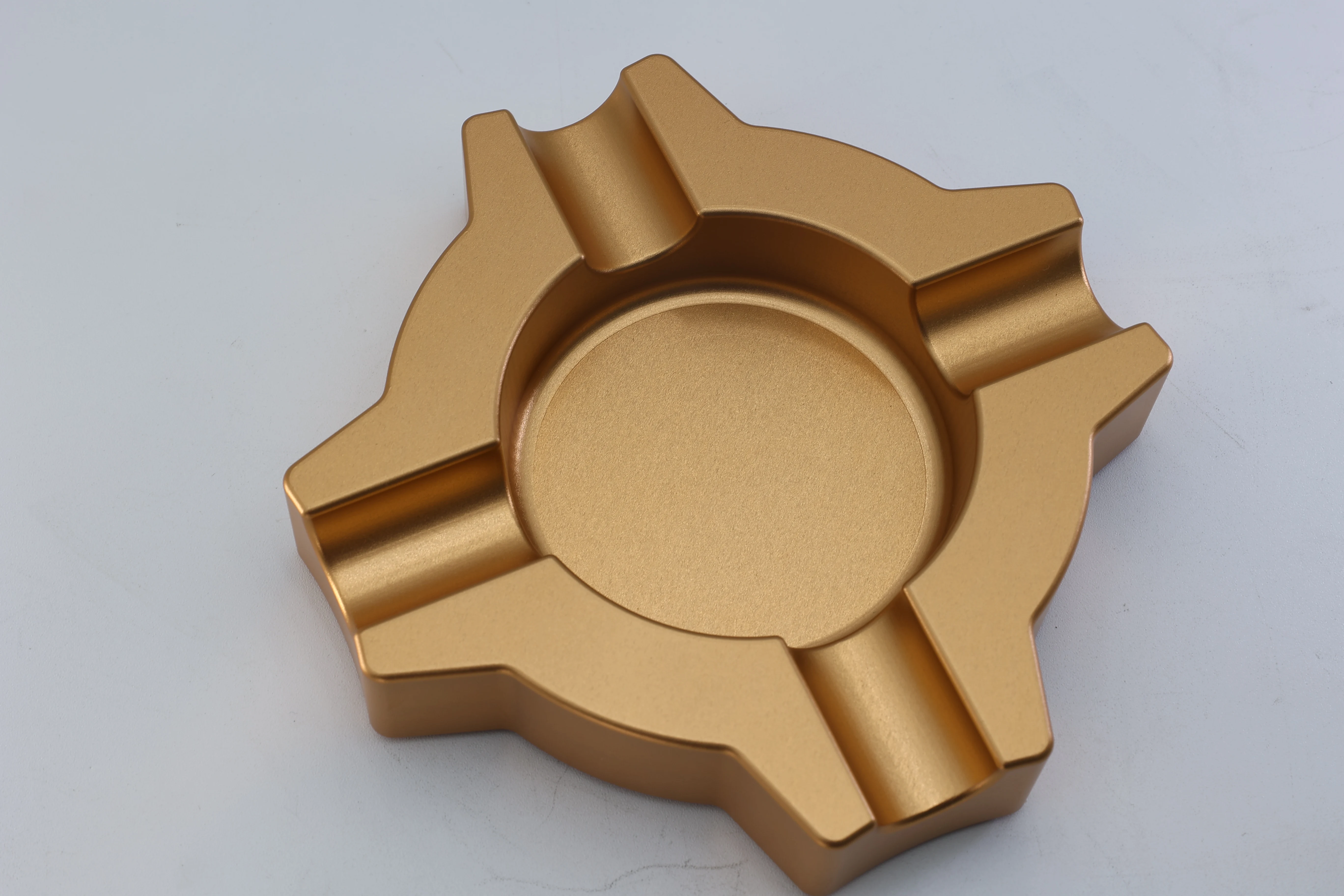 Custom Cigar Accessories Aluminum Luxury Office Ashtray Metal Cigar Ashtray