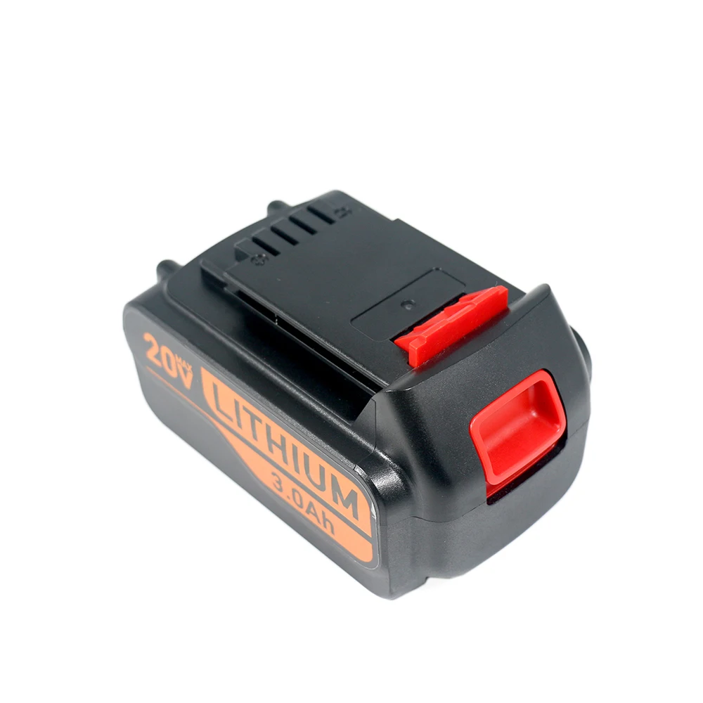 For Black+Decker 20V Lithium Battery Replacement 3.0Ah 4.0Ah 5.0Ah 6.0Ah High Output Rechargeable Power Tool Battery Pack
