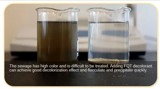 Entfärbendes Flockungsmittel-Druck-und Färbenpapierabwasser-Decolorant Abwasseraufbereitungs-Erklärungs-Niederschlag-Wasser-Reinigungsapparat