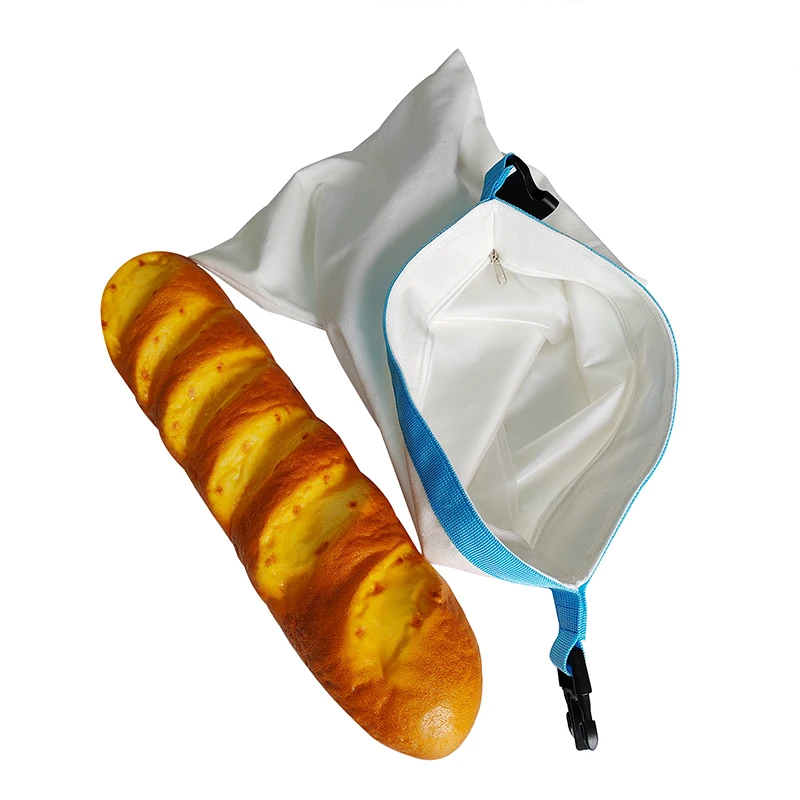 With Buckle TPU Liner Reusable Custom Bag Bread Cotton Bread Bag