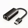 Negro (Adaptador Ethernet rápido USB2.0 15632)