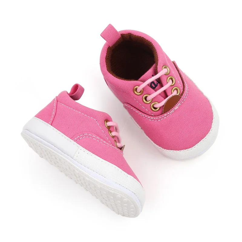 2022 Spring Autumn Solid Baby Sneakers for Boys and Girls Canvas Toddler Casual Shoes details