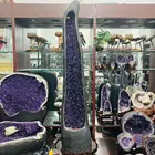 Citrine Wholesale Natural Brazil Dark Purple Crystal Cluster Citrine Uruguay Amethyst Geode For Feng Shui