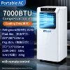 7000 BTU de enfriamiento