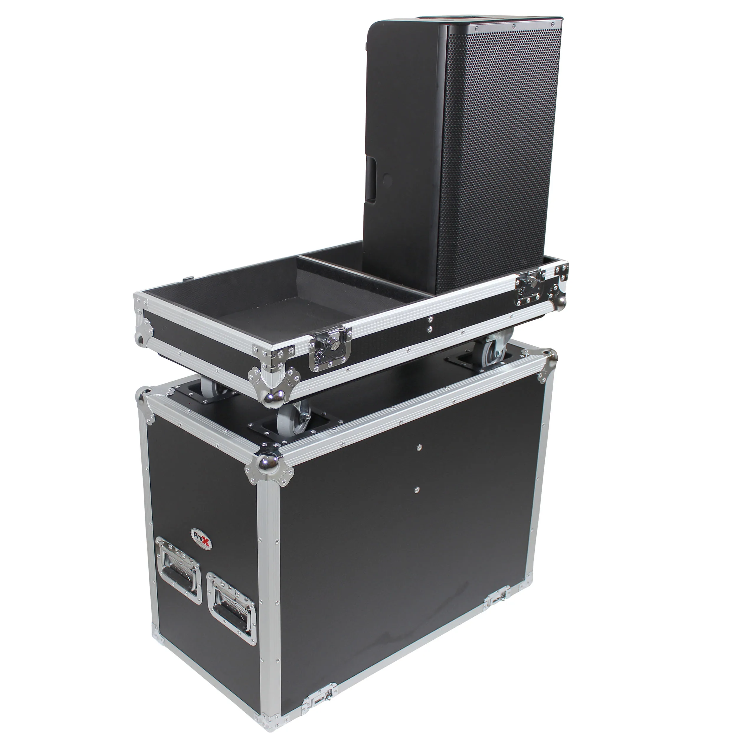 Universal ATA Flight Case for Two 12 Inch Speakers