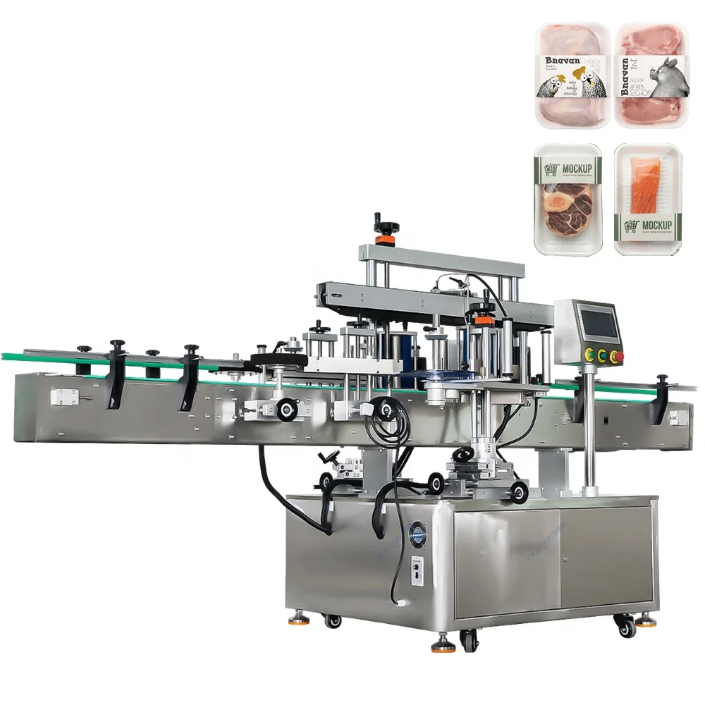 Good Quality Automatic Double Sides Labeling With Date Printer Bottle Labeling Machine Wholesale Factory Price