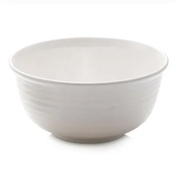 Factory Wholesale Restaurant Noodle serving Large Capacity White Cheap Melamine Soup Bowl