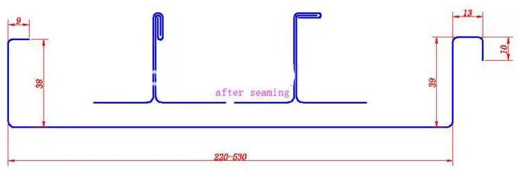 1"  1 3/4" Standing Seam Metal Snap Lock Roofing Panel Making Roll Forming Machine .jpg