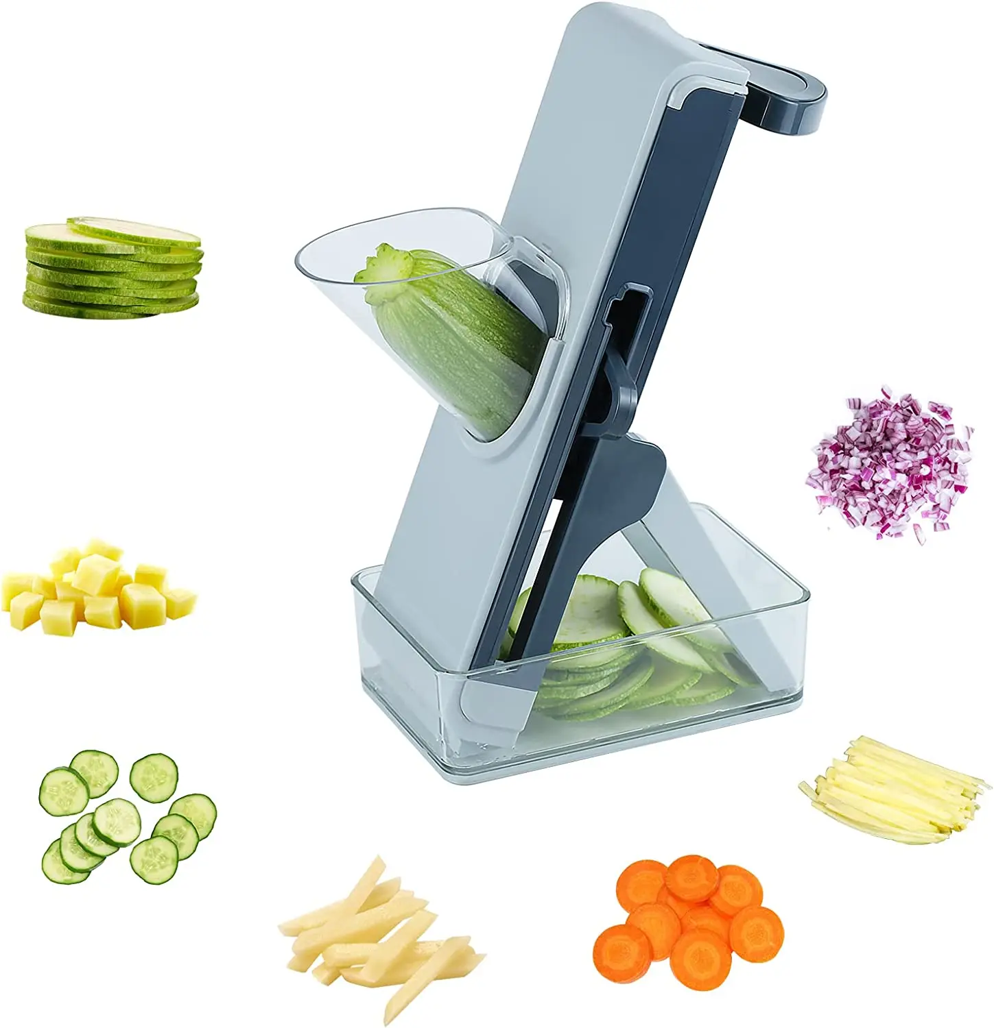 Kitchen Master Mandoline Slicer Vegetable Cutter Mandolin of 4 Blades
