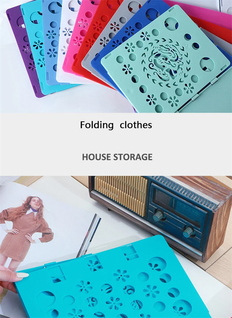 Durable Plastics Tshirt Clothes Folding Helper East And Fast Shirt