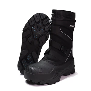 OBM ODM Custom Wholesale Outdoor Waterproof Boots Rubber Shell Shoes Warm Winter Fishing Boots