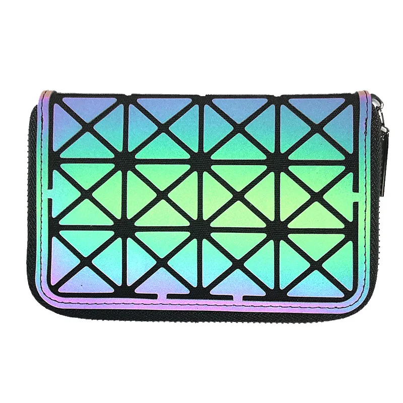 Maelove NEW geometric wallet New Fashion handbag Geometry female Laser  Clutch purse luminous wallet Free Shipping - AliExpress