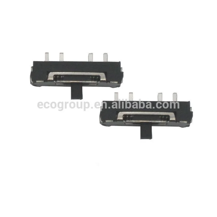 Дунгуань наличие сертификата ползунковый Переключатель завод оптовая СИД SMD 0.5A 4 pin горизонтальный ползунковый переключатель с печатной платы