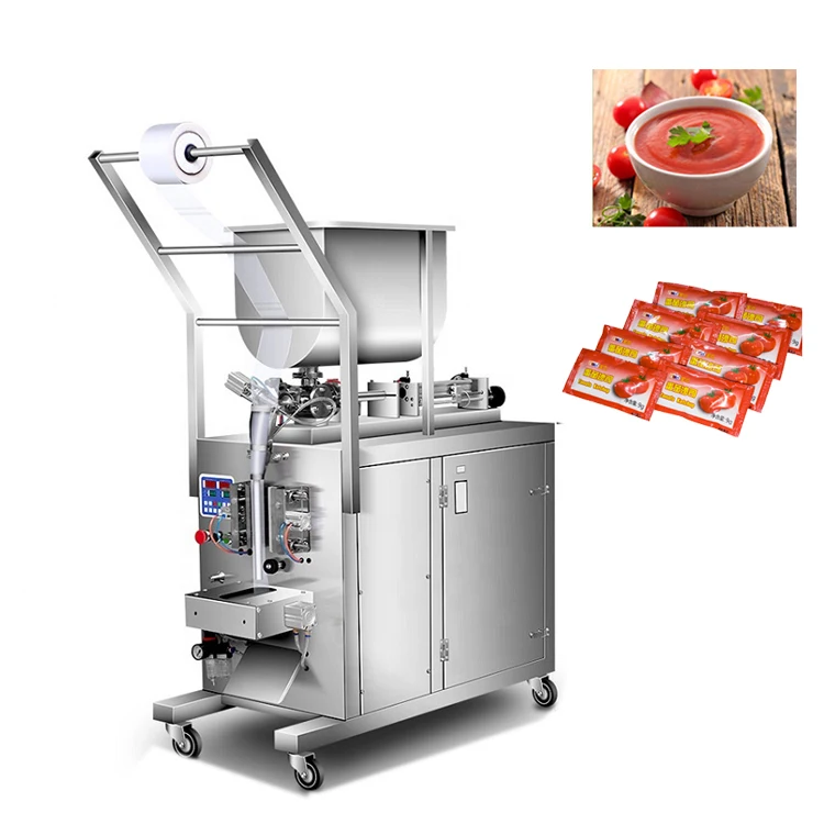 Henna Paste Cones Packing Machine Different Shapes Liquid Packing Machine 20g Sauce Packing Machine