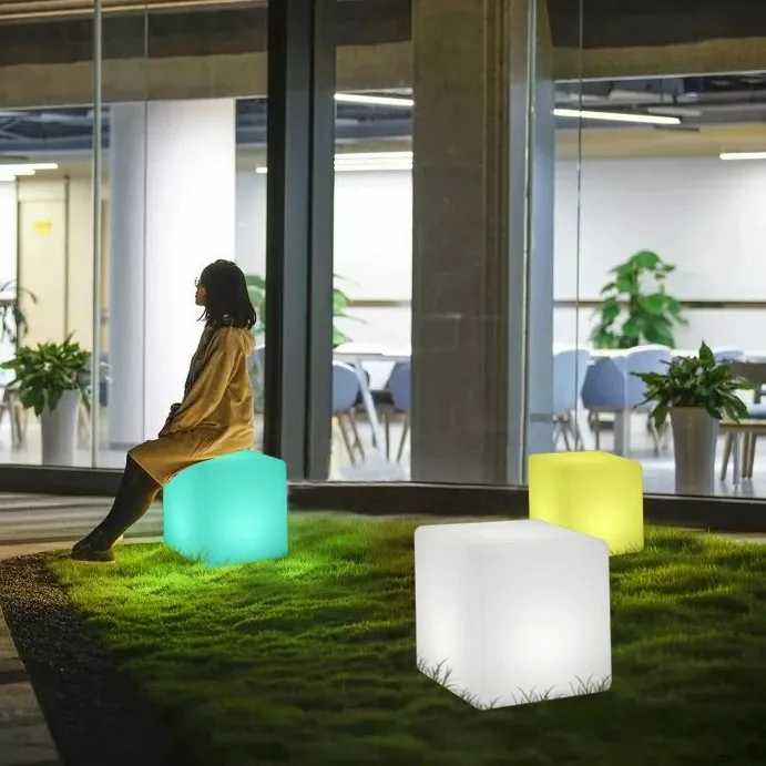 Alibaba.com: LED cube chair, rechargeable outdoor furniture, waterproof ...