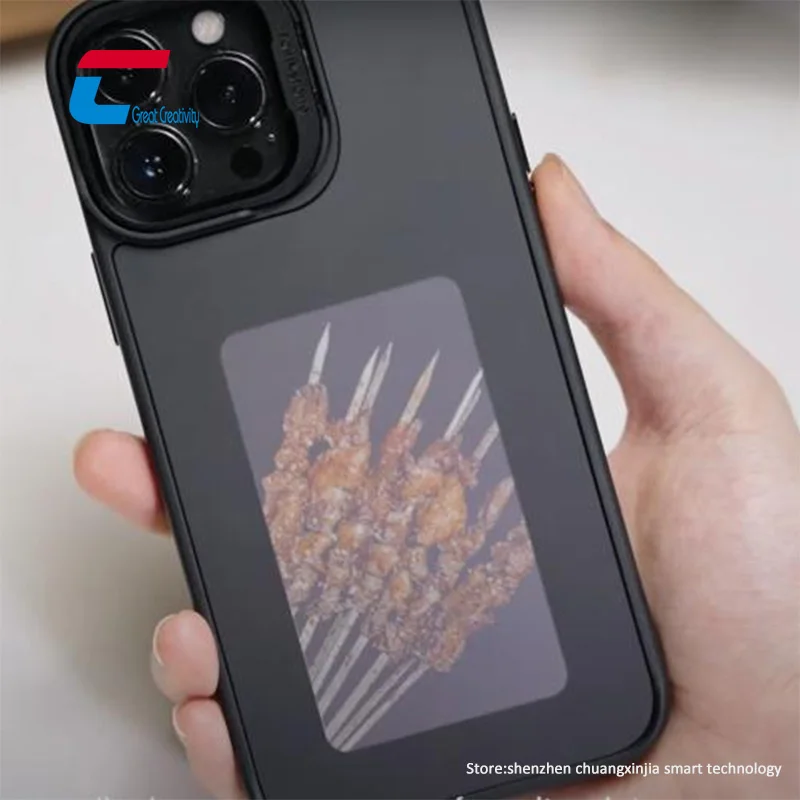 High Quality New Designer NFC Smart E Ink Screen Display Mobile Phone Accessories