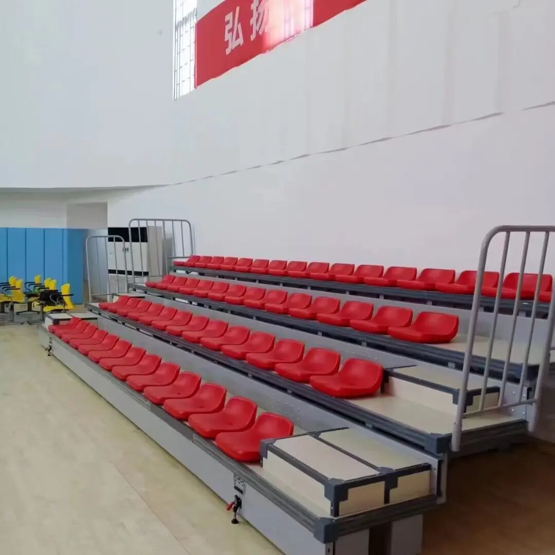 Factory Supply  Stadium Seat HDPE  Chair BLEACHER SEATING SYSTEMS  Electric Hydraulic Movable System for Export