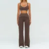 7028 Pantalon à manches longues 7028-2 Pantalon à jambes larges - Abricot avoine