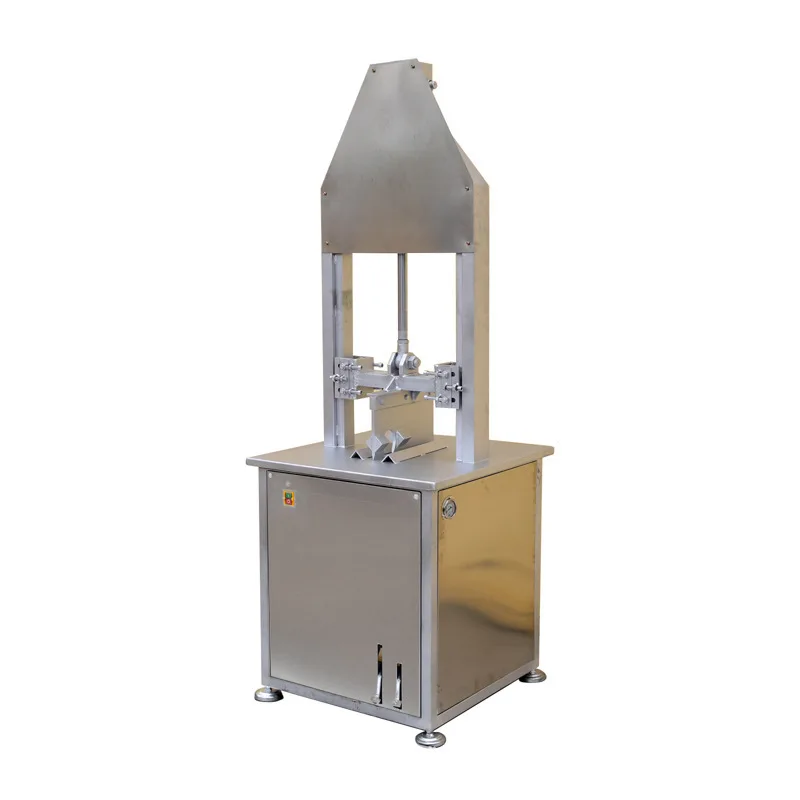 Automatic Sheep Head Cutter Machine Hydraulic Cow Head Halves Splitter Cutter Slaughterhouse Pig Head Splitting Machine