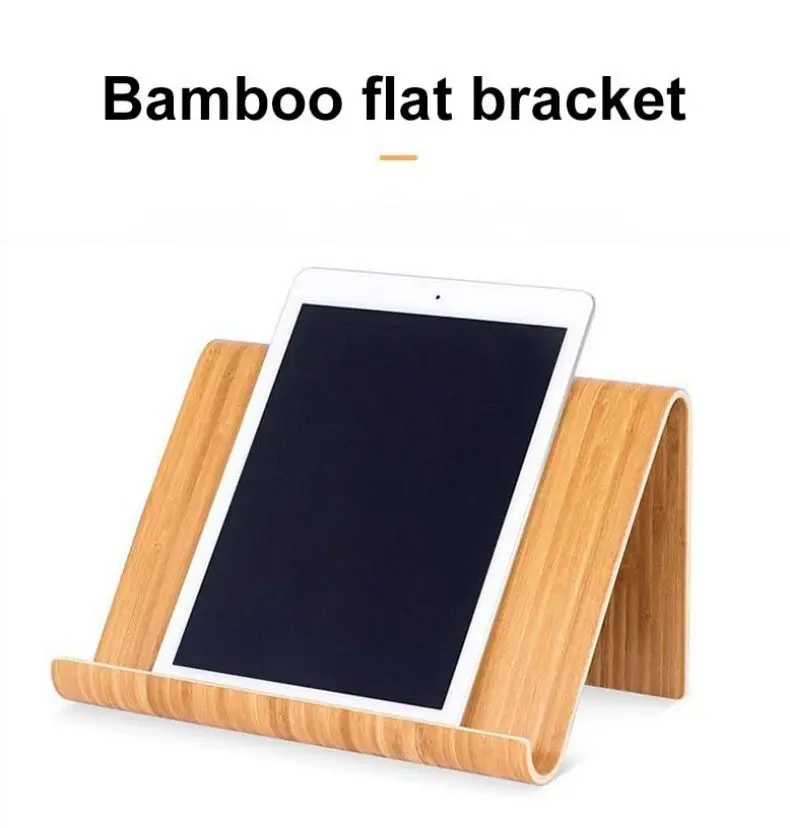 Eco-Friendly Bamboo Tablet Stand Holder Home Decor iPad Tablet Stand