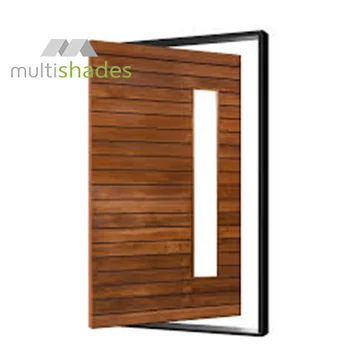 Luxury Minimalist Aluminum Front Entry Doors Advanced Technology for Heat Resistance Airtight & Waterproof Performance