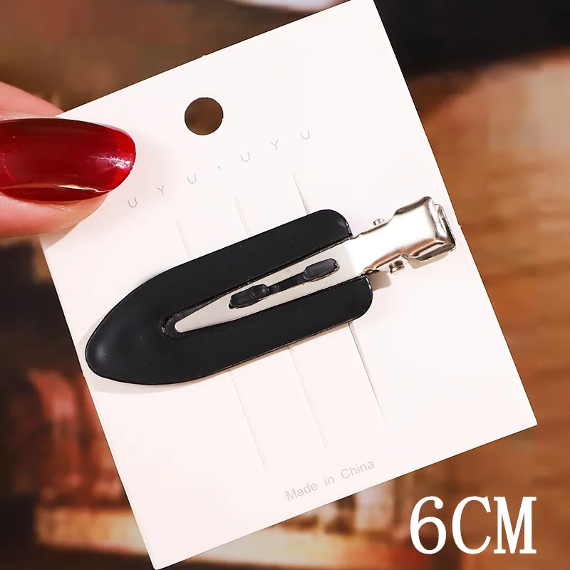 Новинка милые заколки для волос из ацетата женские большие металлические серебряные заколки-банты