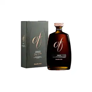 Top Selection Amaro Grappa Amarone Barrique & Arancia Bonollo 0.70 Lt 6 Bottles Per Box