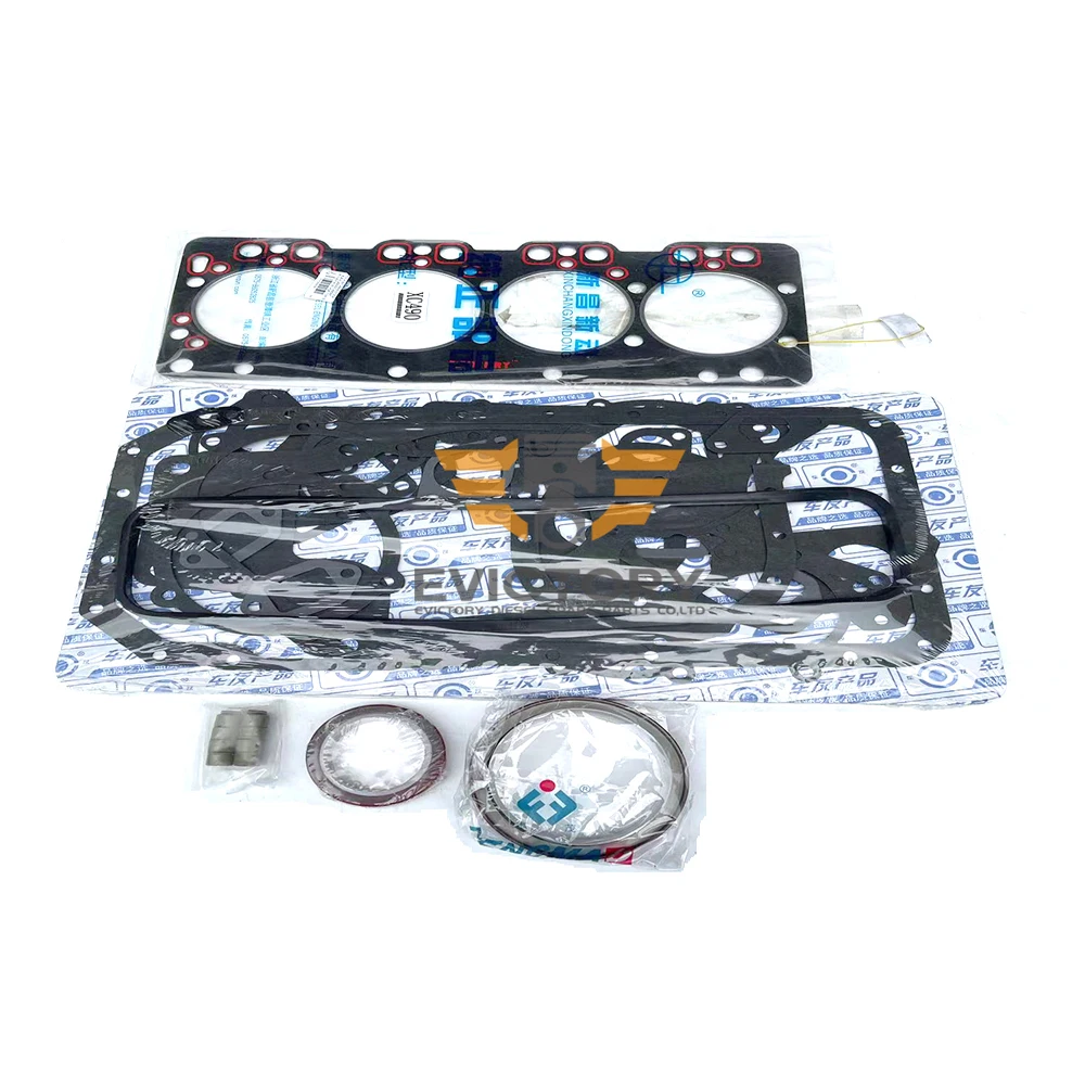 For ISUZU JE493ZLQ6G Engine Parts EC5 Truck Complete Full Gasket with Valve Seat Rebuild Kit