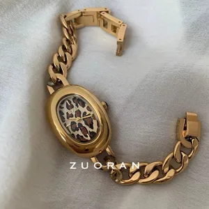 2026 Leopard Print Design Luxury Watch High-end Temperament Personalized and Exquisite Women's Quartz Watch for Women