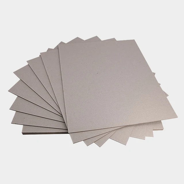 Custom printed grey paperboard: Core hard thick cardboard sheets, superior quality.